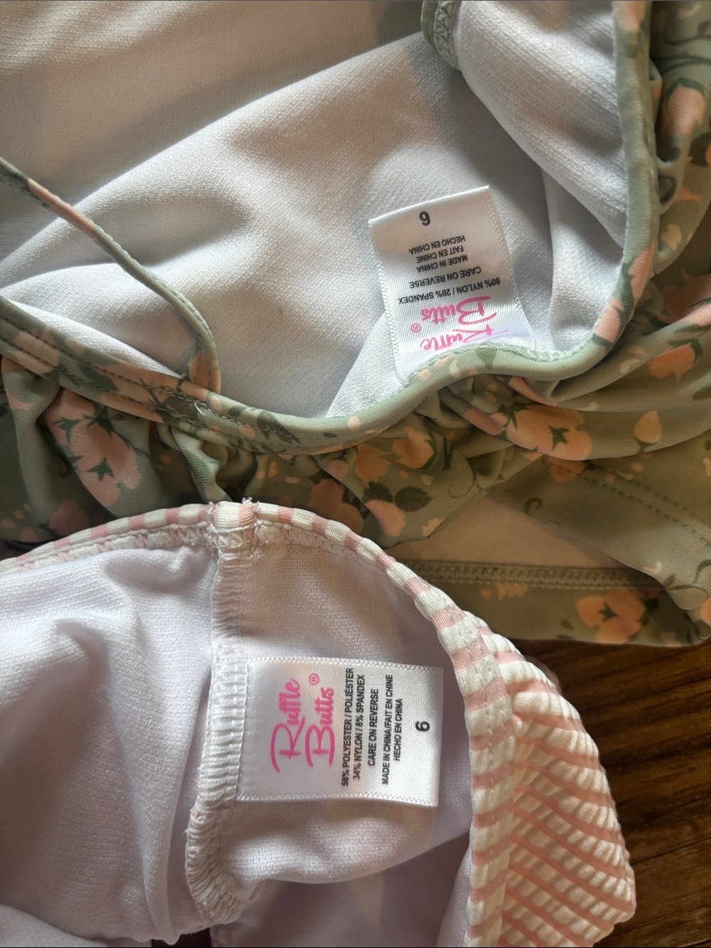 Floral Ruffle Butts Bikini - Picture 3 of 3